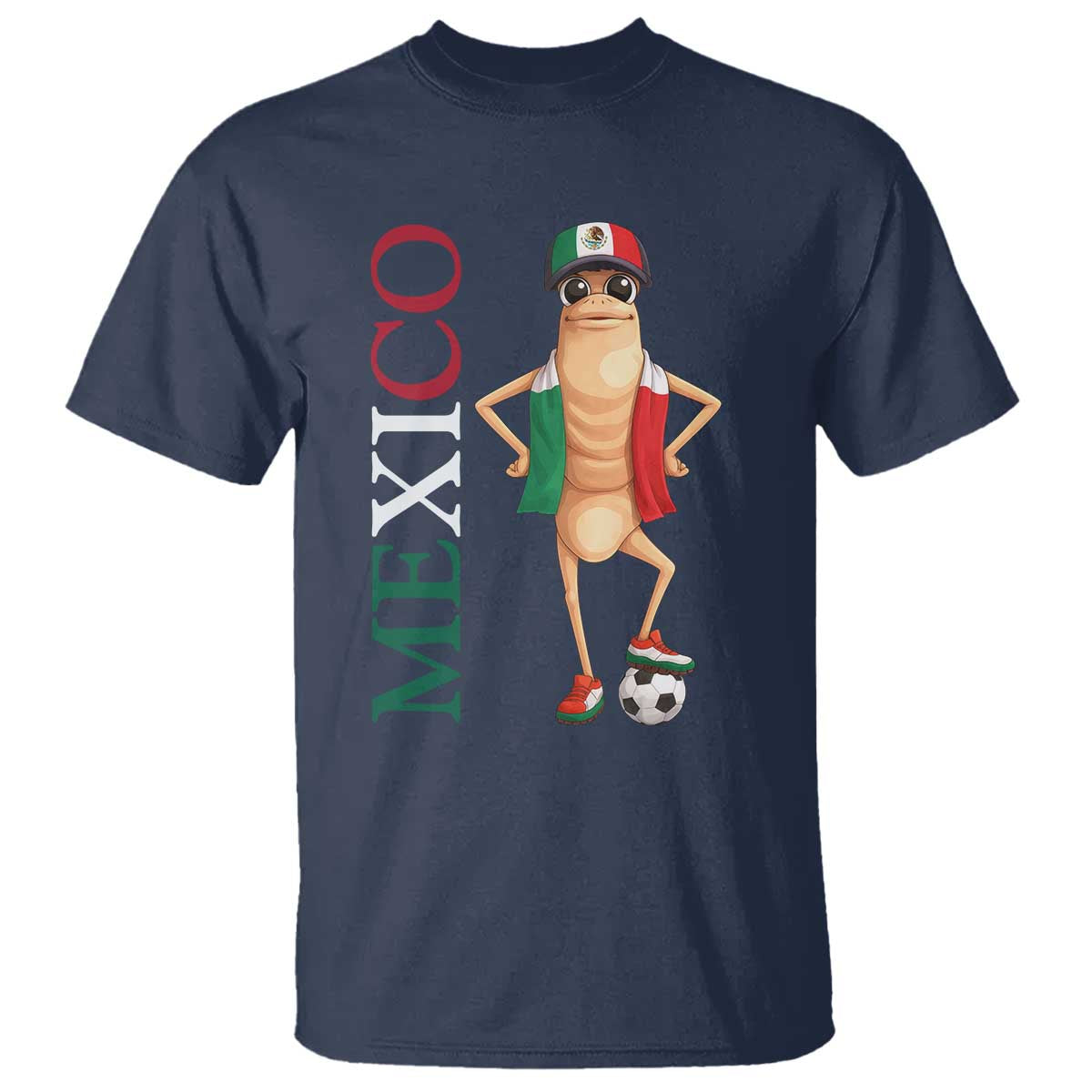Mexico Soccer Fan Marcus The Worm T Shirt Country Football Gift