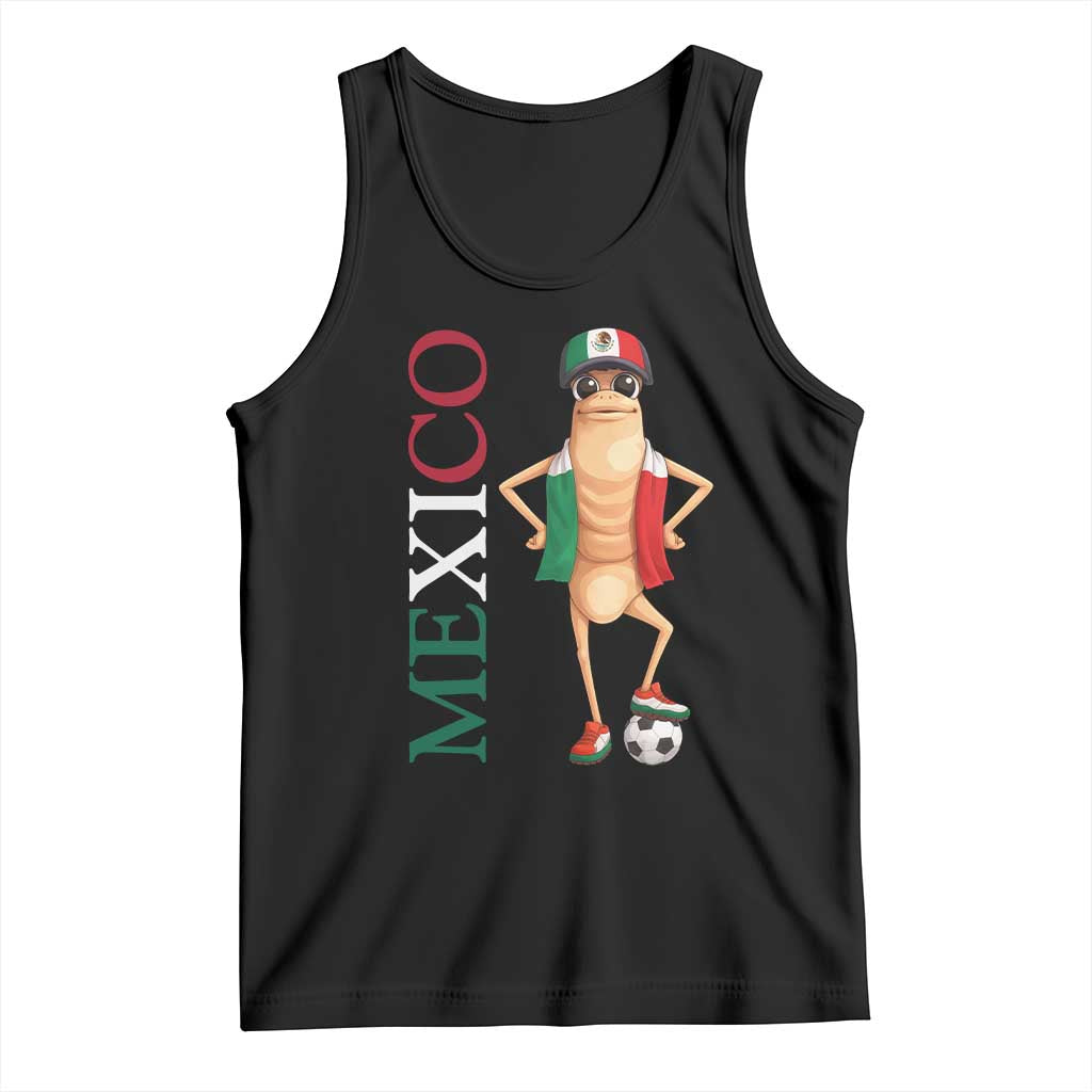 Mexico Soccer Fan Marcus The Worm Tank Top Country Football Gift