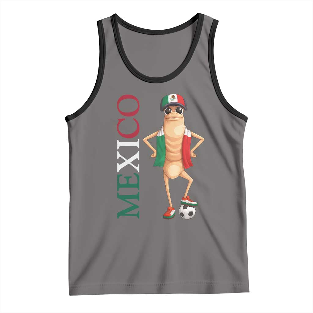 Mexico Soccer Fan Marcus The Worm Tank Top Country Football Gift