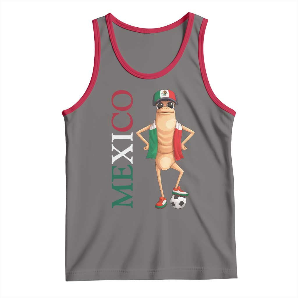 Mexico Soccer Fan Marcus The Worm Tank Top Country Football Gift