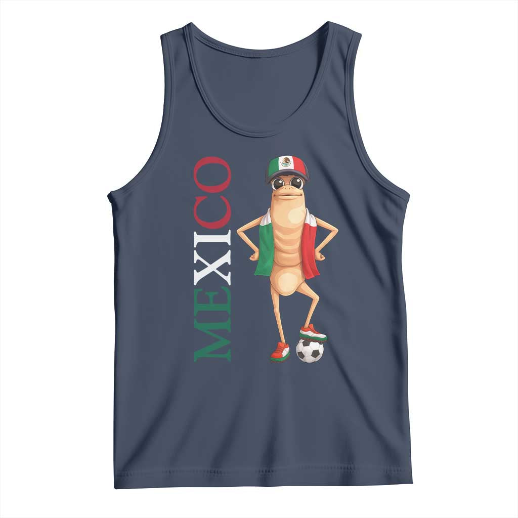 Mexico Soccer Fan Marcus The Worm Tank Top Country Football Gift