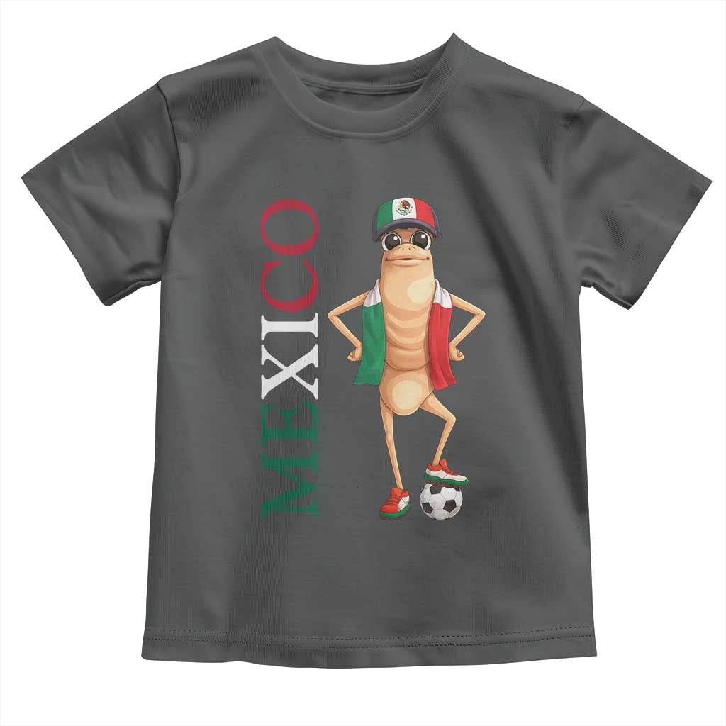 Mexico Soccer Fan Marcus The Worm Toddler T Shirt Country Football Gift