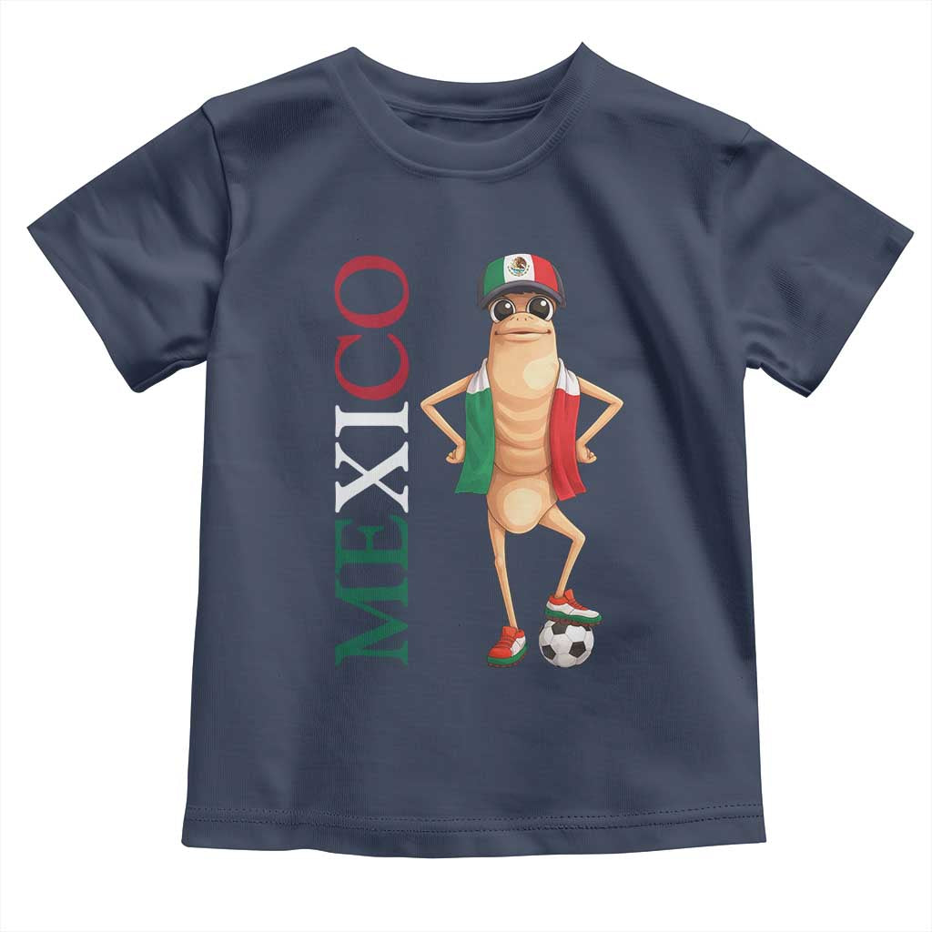 Mexico Soccer Fan Marcus The Worm Toddler T Shirt Country Football Gift