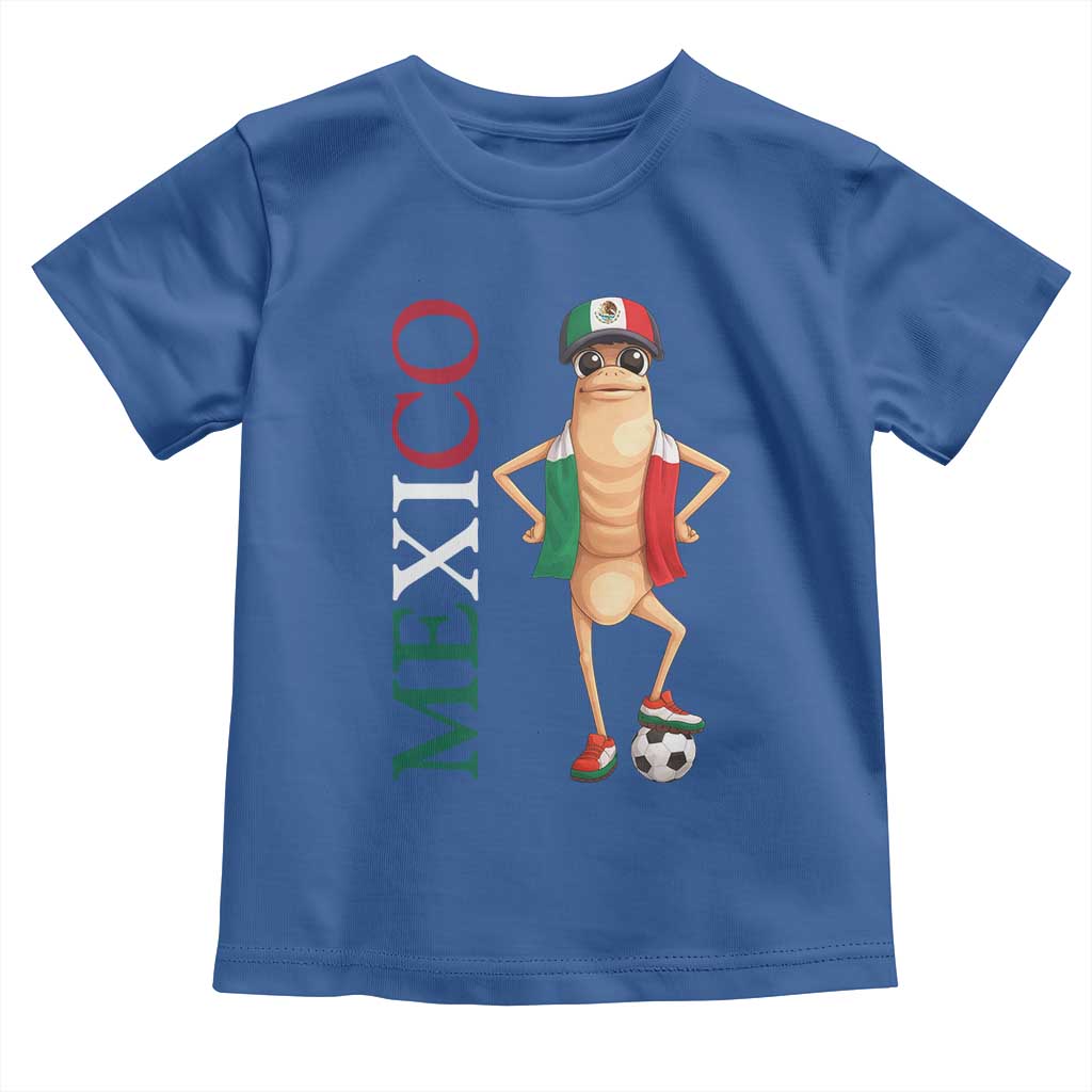 Mexico Soccer Fan Marcus The Worm Toddler T Shirt Country Football Gift