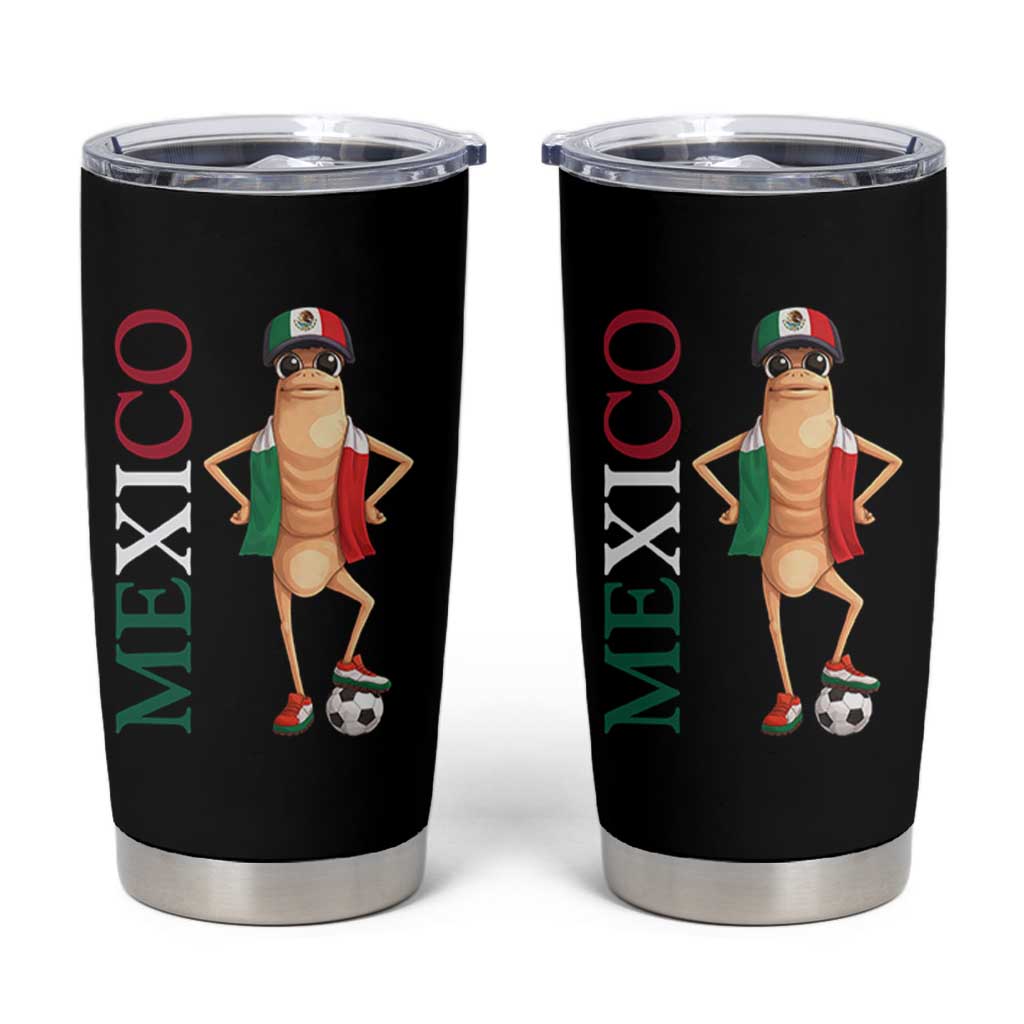 Mexico Soccer Fan Marcus The Worm Tumbler Cup Country Football Gift