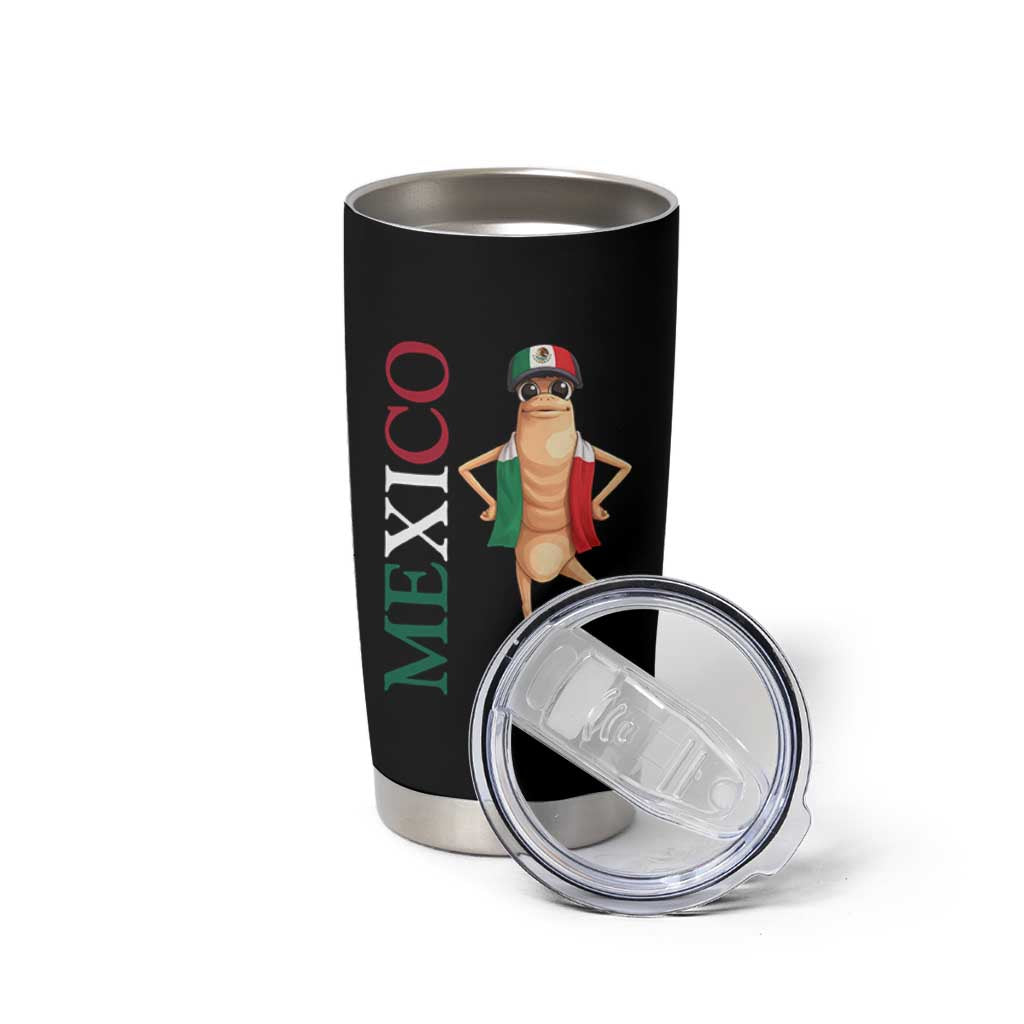 Mexico Soccer Fan Marcus The Worm Tumbler Cup Country Football Gift