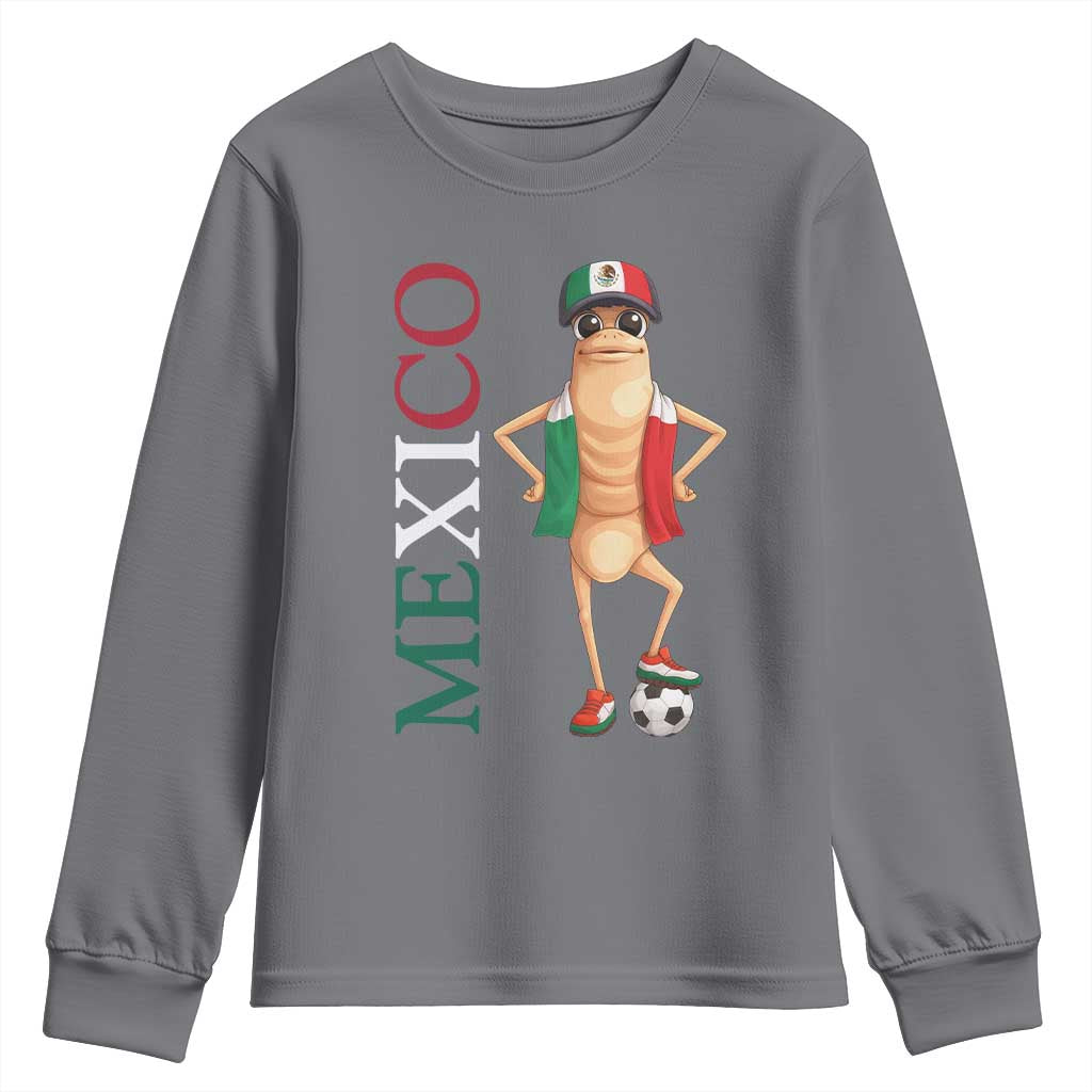 Mexico Soccer Fan Marcus The Worm Youth Sweatshirt Country Football Gift