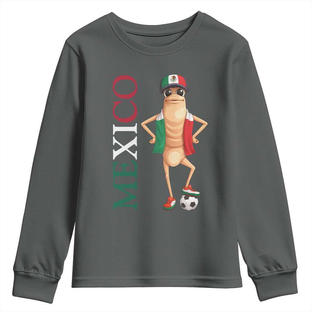 Mexico Soccer Fan Marcus The Worm Youth Sweatshirt Country Football Gift