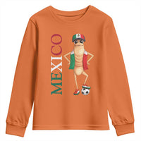 Mexico Soccer Fan Marcus The Worm Youth Sweatshirt Country Football Gift