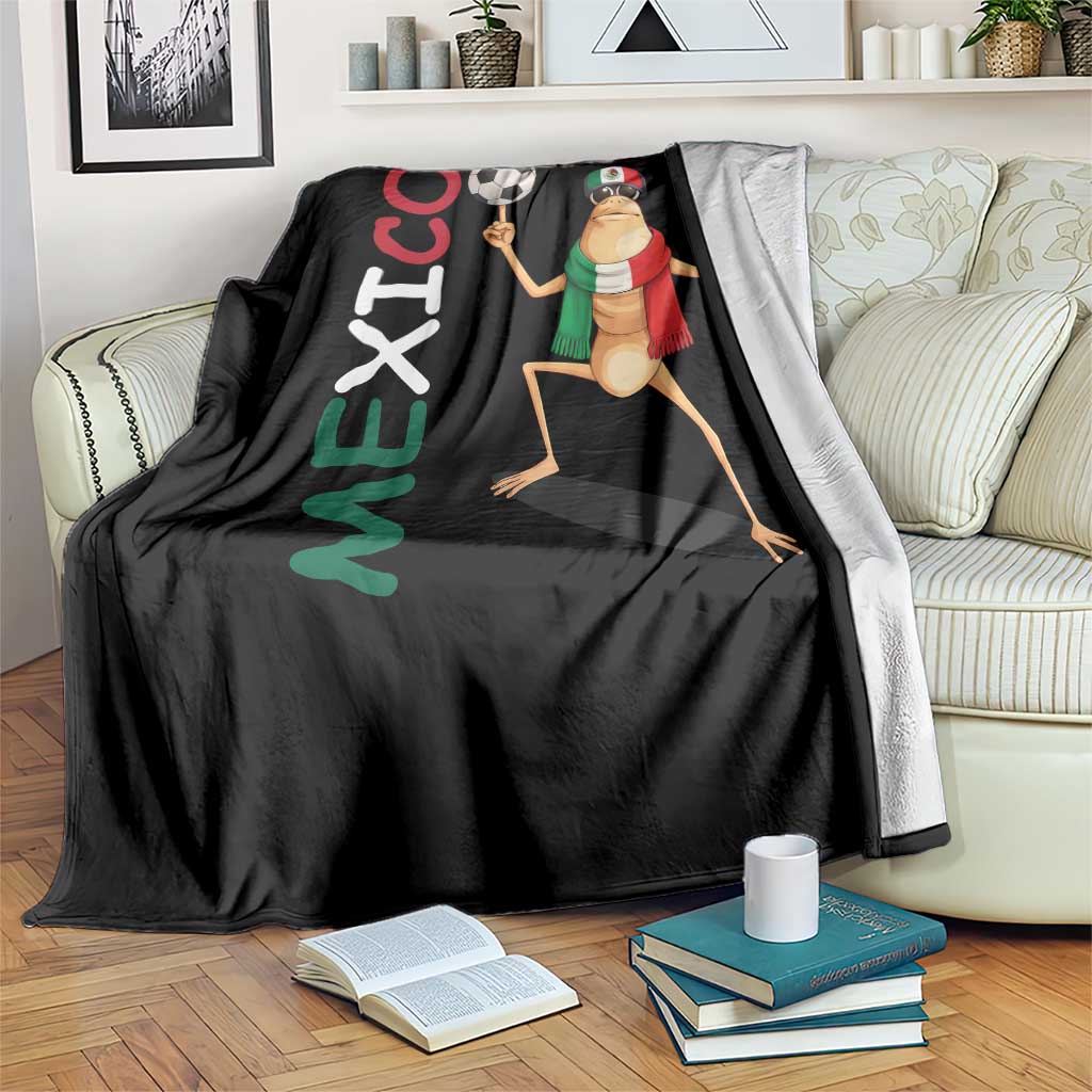 Viva Mexico Marcus The Worm Soccer Throw Blanket Mexican Pride Football Fan