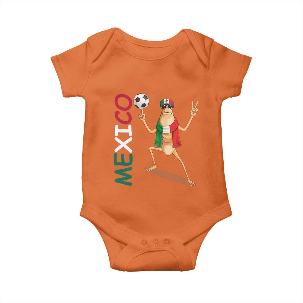 Viva Mexico Marcus The Worm Soccer Baby Onesie Mexican Pride Football Fan