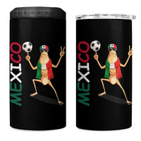 Viva Mexico Marcus The Worm Soccer 4 in 1 Can Cooler Tumbler Mexican Pride Football Fan