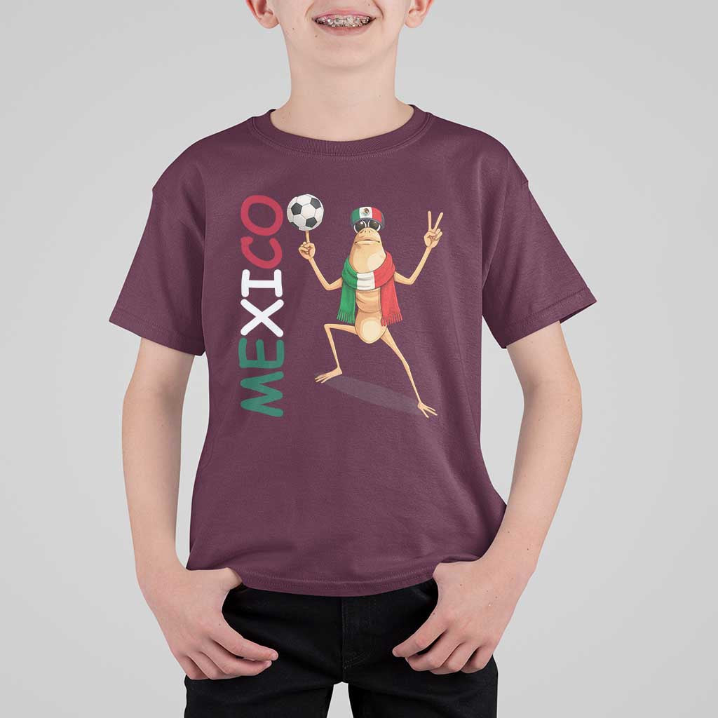 Viva Mexico Marcus The Worm Soccer T Shirt For Kid Mexican Pride Football Fan