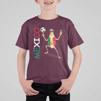 Viva Mexico Marcus The Worm Soccer T Shirt For Kid Mexican Pride Football Fan