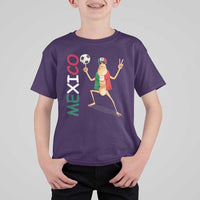 Viva Mexico Marcus The Worm Soccer T Shirt For Kid Mexican Pride Football Fan