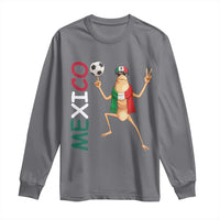 Viva Mexico Marcus The Worm Soccer Long Sleeve Shirt Mexican Pride Football Fan