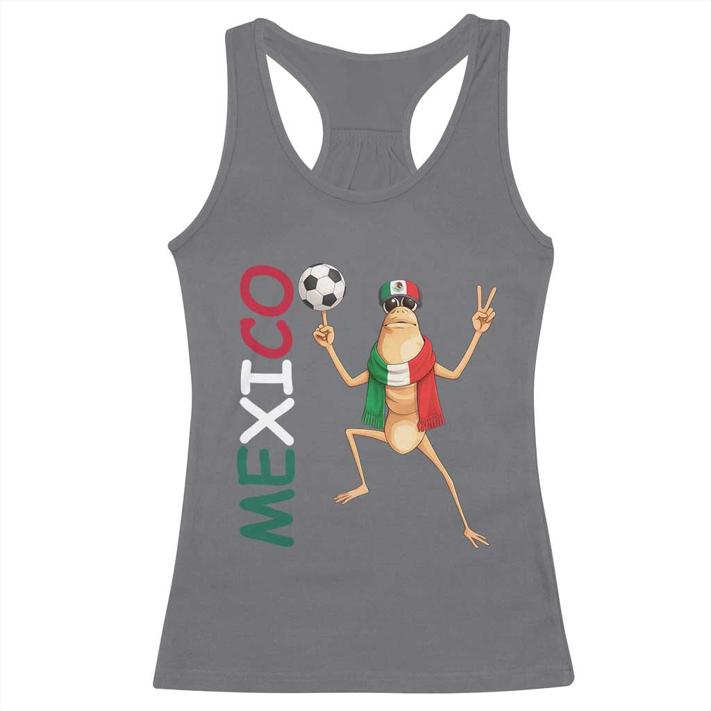 Viva Mexico Marcus The Worm Soccer Racerback Tank Top Mexican Pride Football Fan