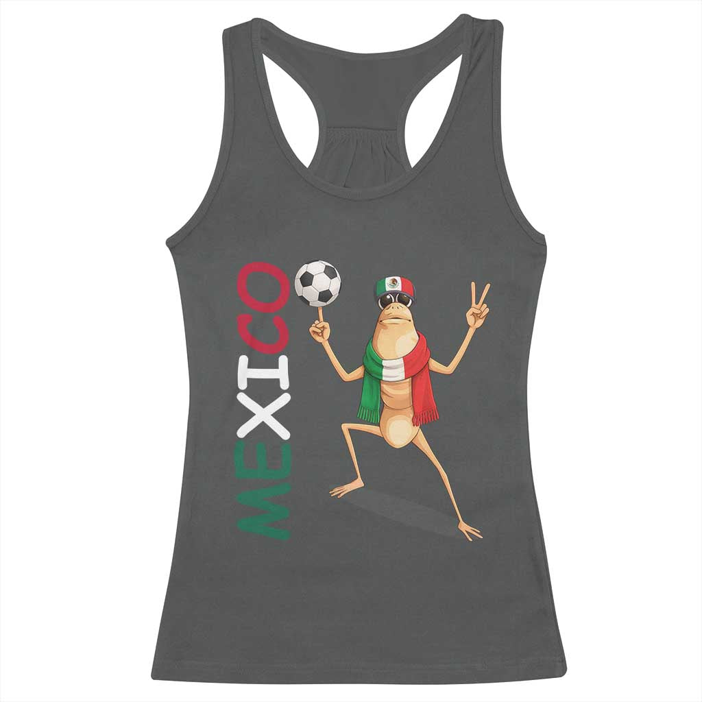 Viva Mexico Marcus The Worm Soccer Racerback Tank Top Mexican Pride Football Fan