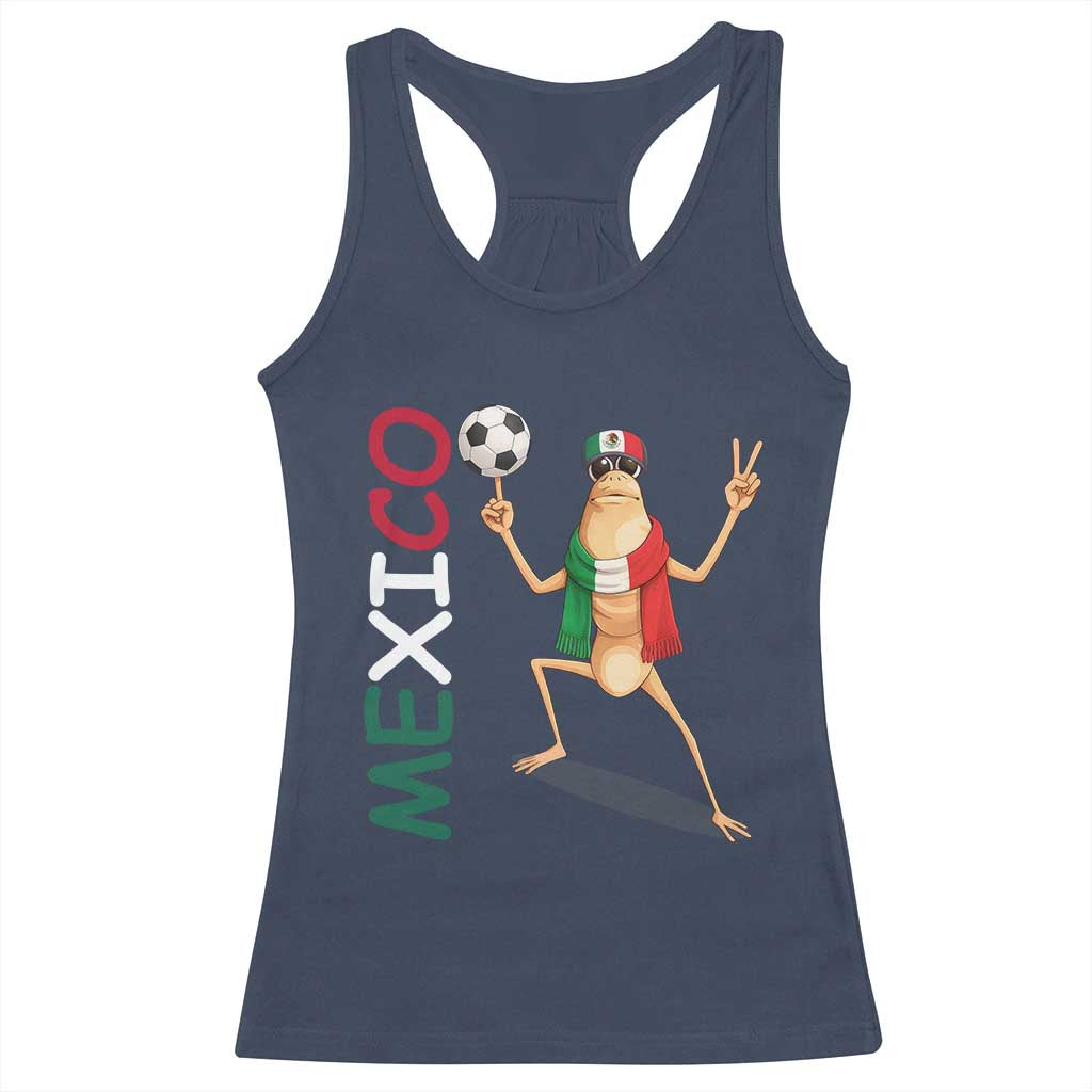 Viva Mexico Marcus The Worm Soccer Racerback Tank Top Mexican Pride Football Fan