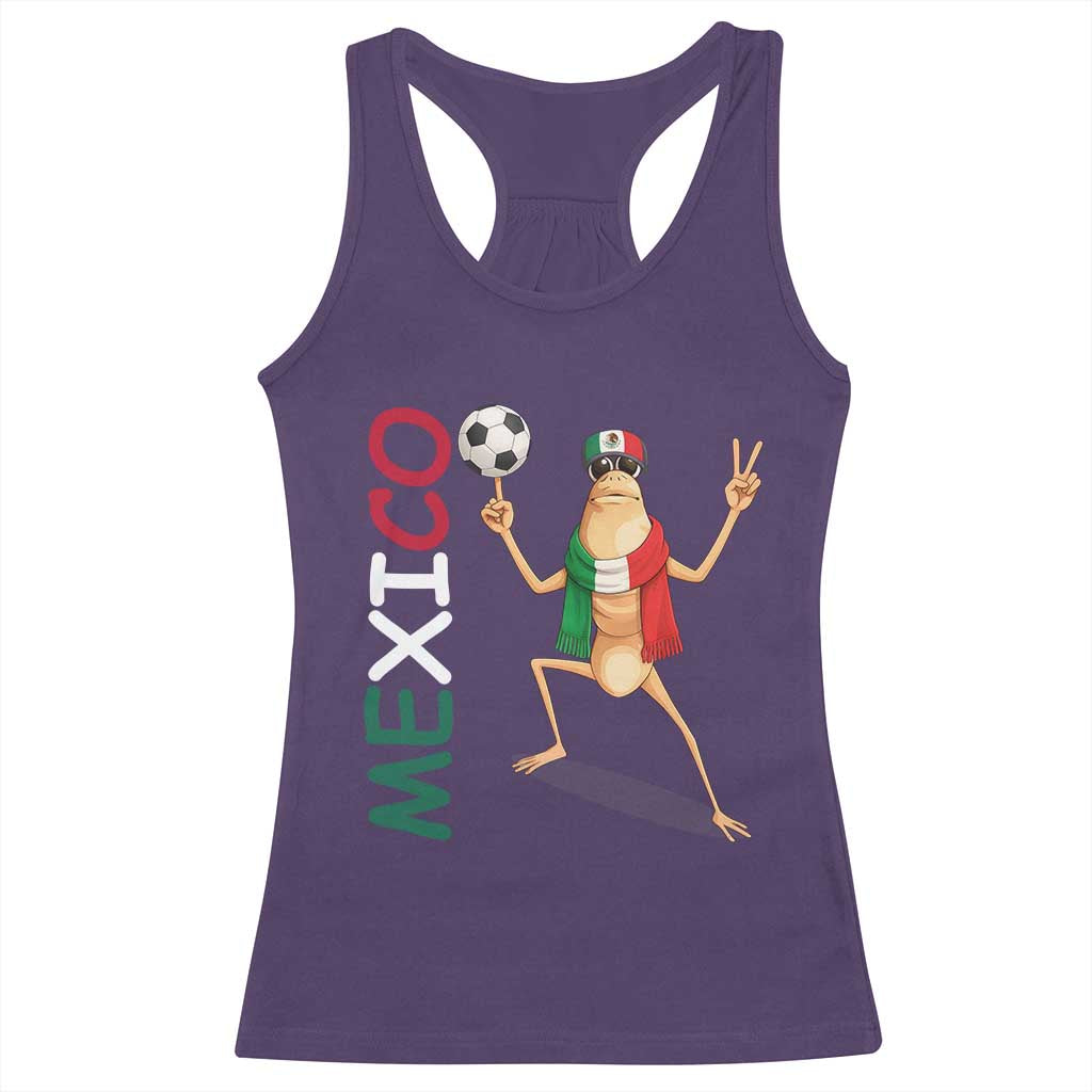 Viva Mexico Marcus The Worm Soccer Racerback Tank Top Mexican Pride Football Fan