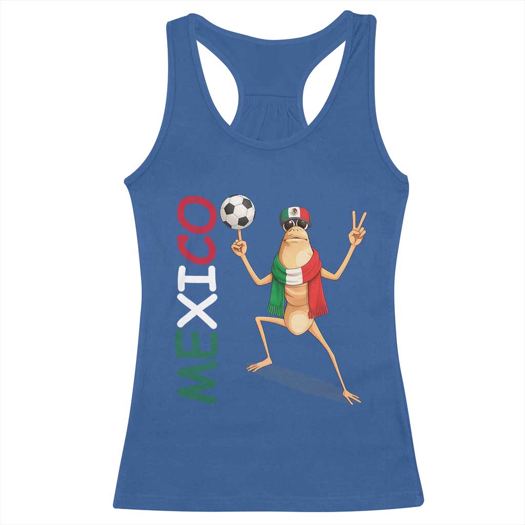 Viva Mexico Marcus The Worm Soccer Racerback Tank Top Mexican Pride Football Fan