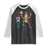 Viva Mexico Marcus The Worm Soccer Raglan Shirt Mexican Pride Football Fan