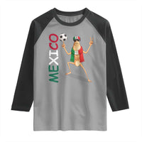 Viva Mexico Marcus The Worm Soccer Raglan Shirt Mexican Pride Football Fan