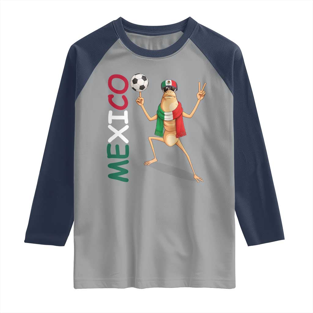 Viva Mexico Marcus The Worm Soccer Raglan Shirt Mexican Pride Football Fan