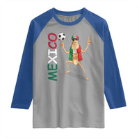 Viva Mexico Marcus The Worm Soccer Raglan Shirt Mexican Pride Football Fan