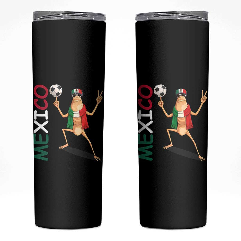 Viva Mexico Marcus The Worm Soccer Skinny Tumbler Mexican Pride Football Fan