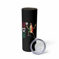 Viva Mexico Marcus The Worm Soccer Skinny Tumbler Mexican Pride Football Fan