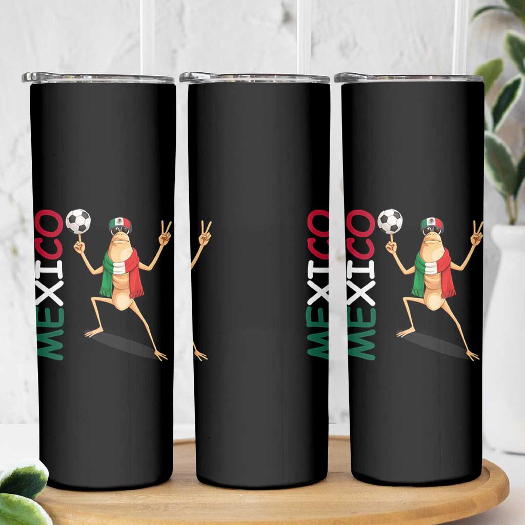 Viva Mexico Marcus The Worm Soccer Skinny Tumbler Mexican Pride Football Fan