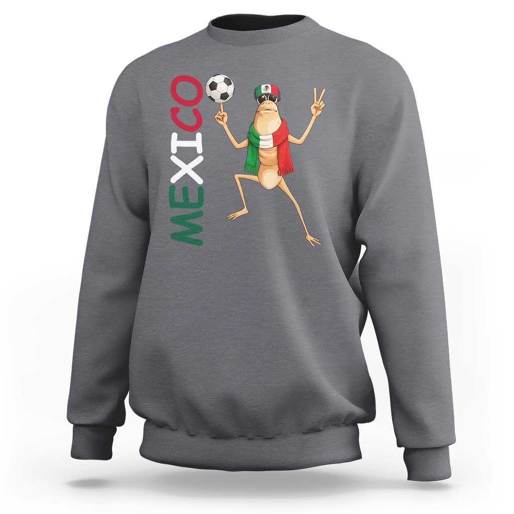 Viva Mexico Marcus The Worm Soccer Sweatshirt Mexican Pride Football Fan