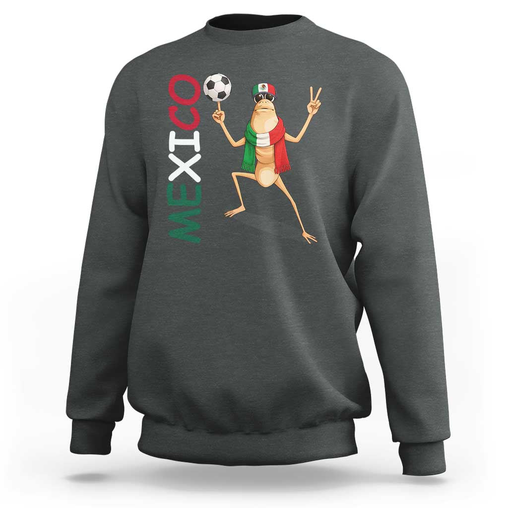 Viva Mexico Marcus The Worm Soccer Sweatshirt Mexican Pride Football Fan