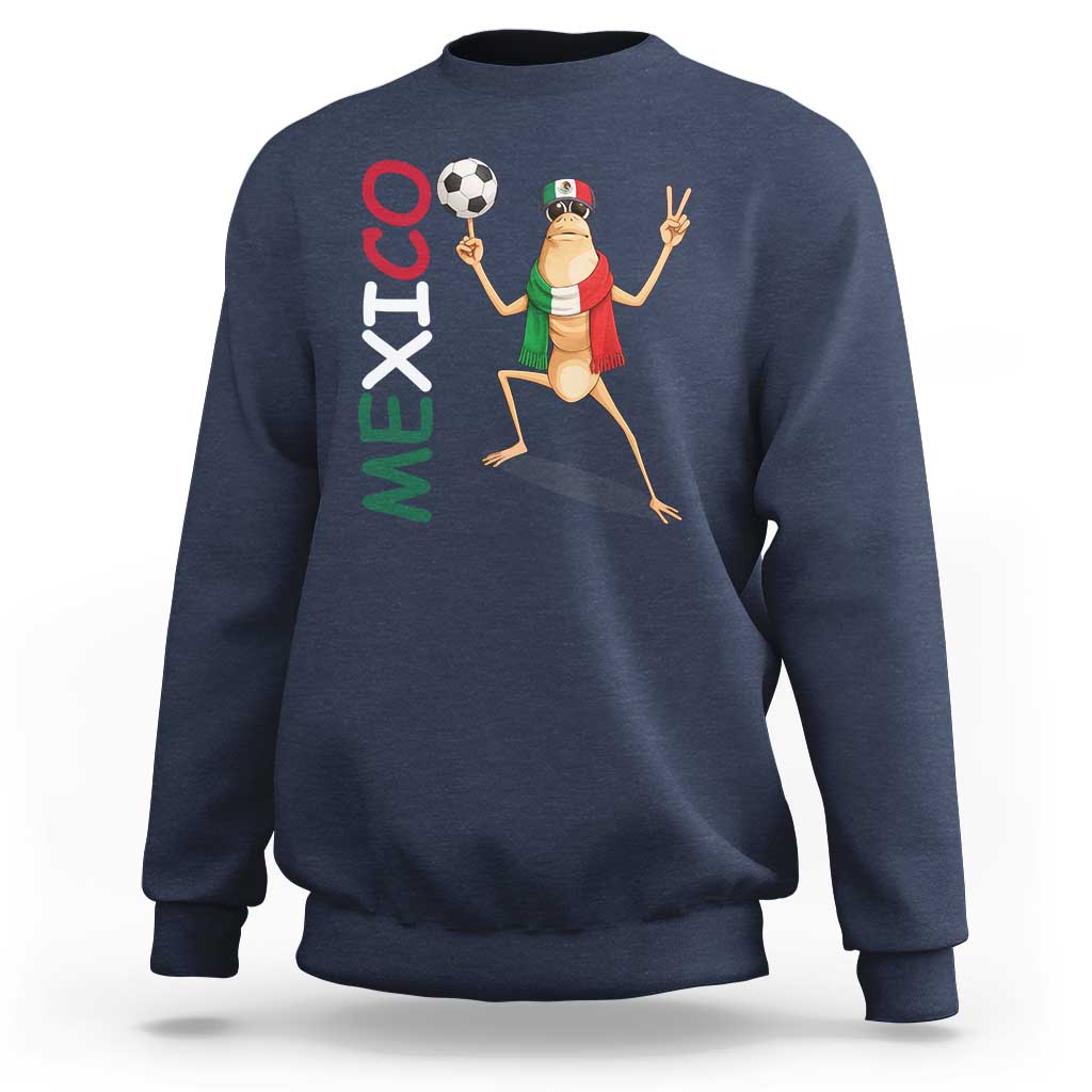 Viva Mexico Marcus The Worm Soccer Sweatshirt Mexican Pride Football Fan