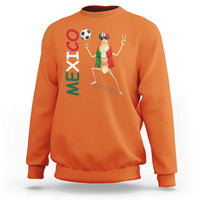 Viva Mexico Marcus The Worm Soccer Sweatshirt Mexican Pride Football Fan