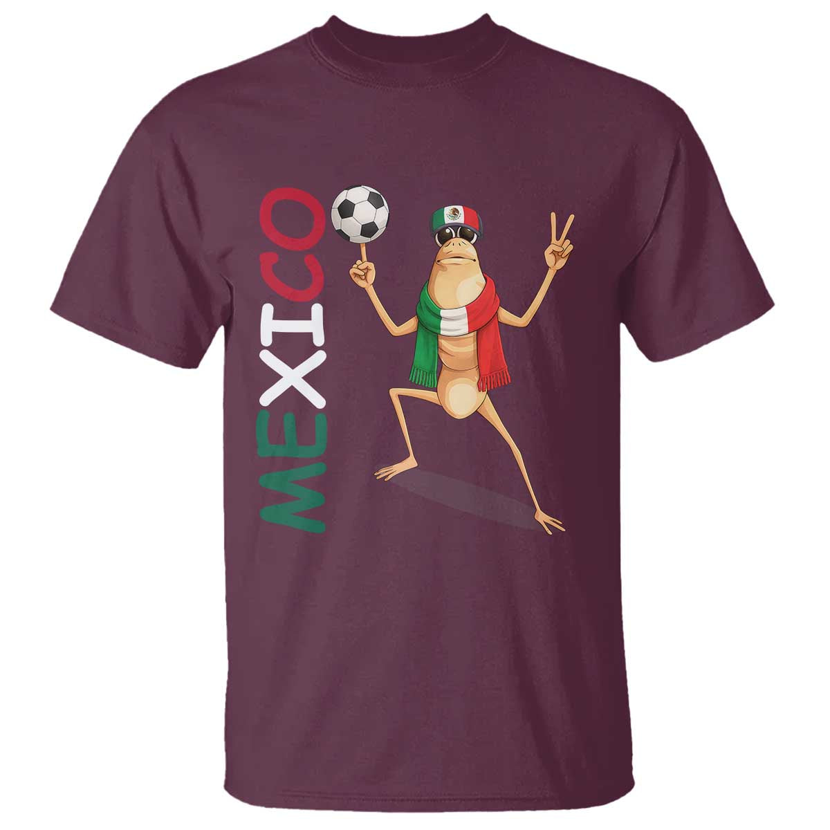 Viva Mexico Marcus The Worm Soccer T Shirt Mexican Pride Football Fan
