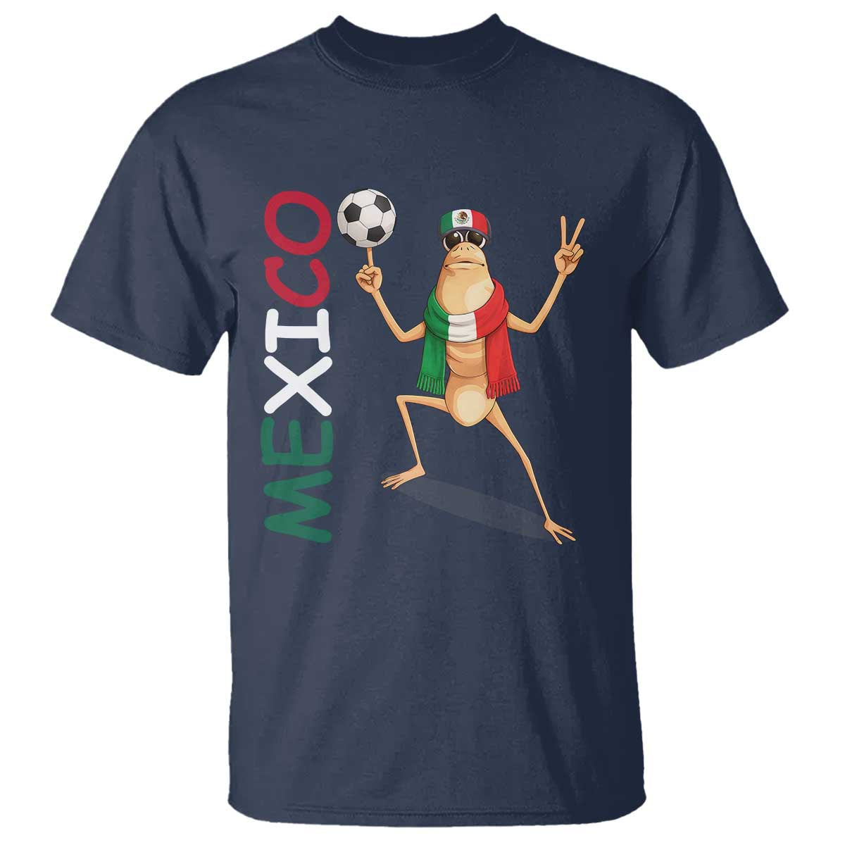 Viva Mexico Marcus The Worm Soccer T Shirt Mexican Pride Football Fan