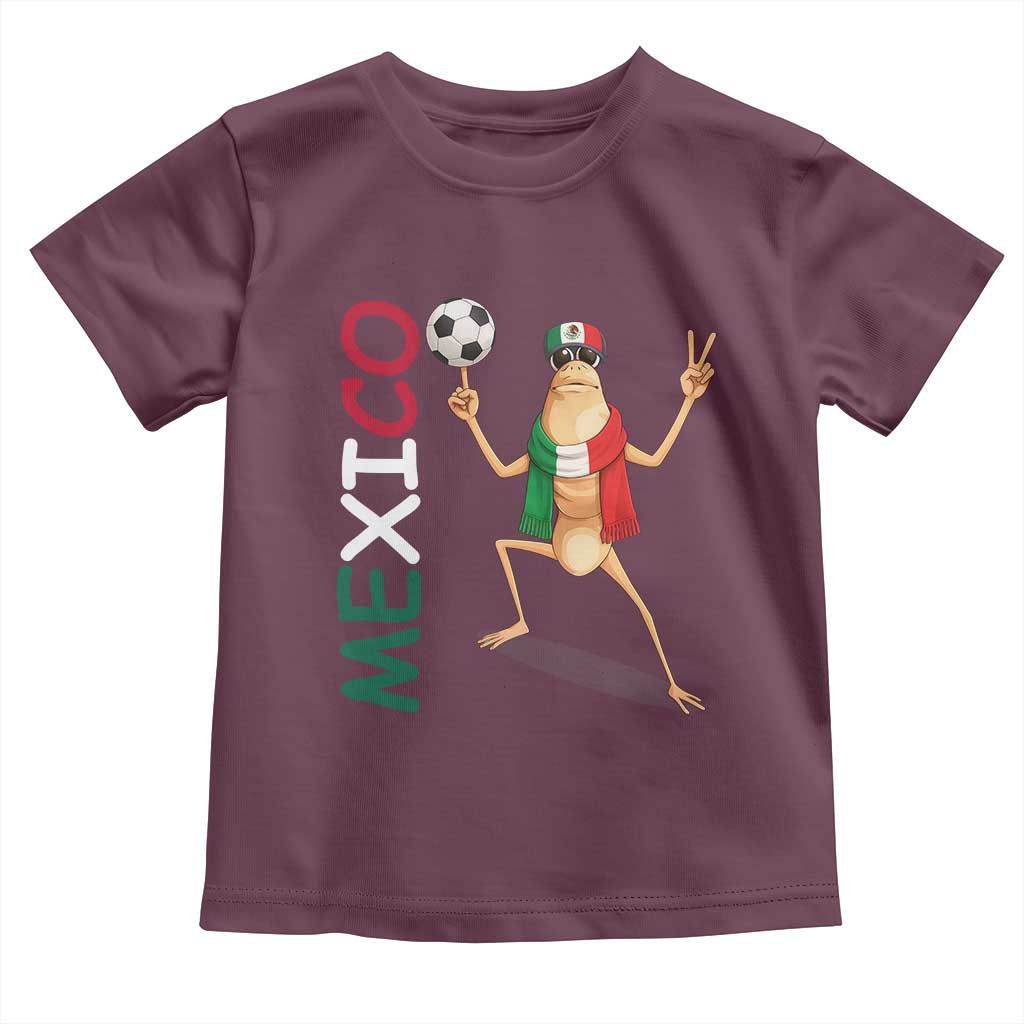 Viva Mexico Marcus The Worm Soccer Toddler T Shirt Mexican Pride Football Fan