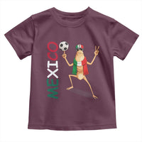 Viva Mexico Marcus The Worm Soccer Toddler T Shirt Mexican Pride Football Fan