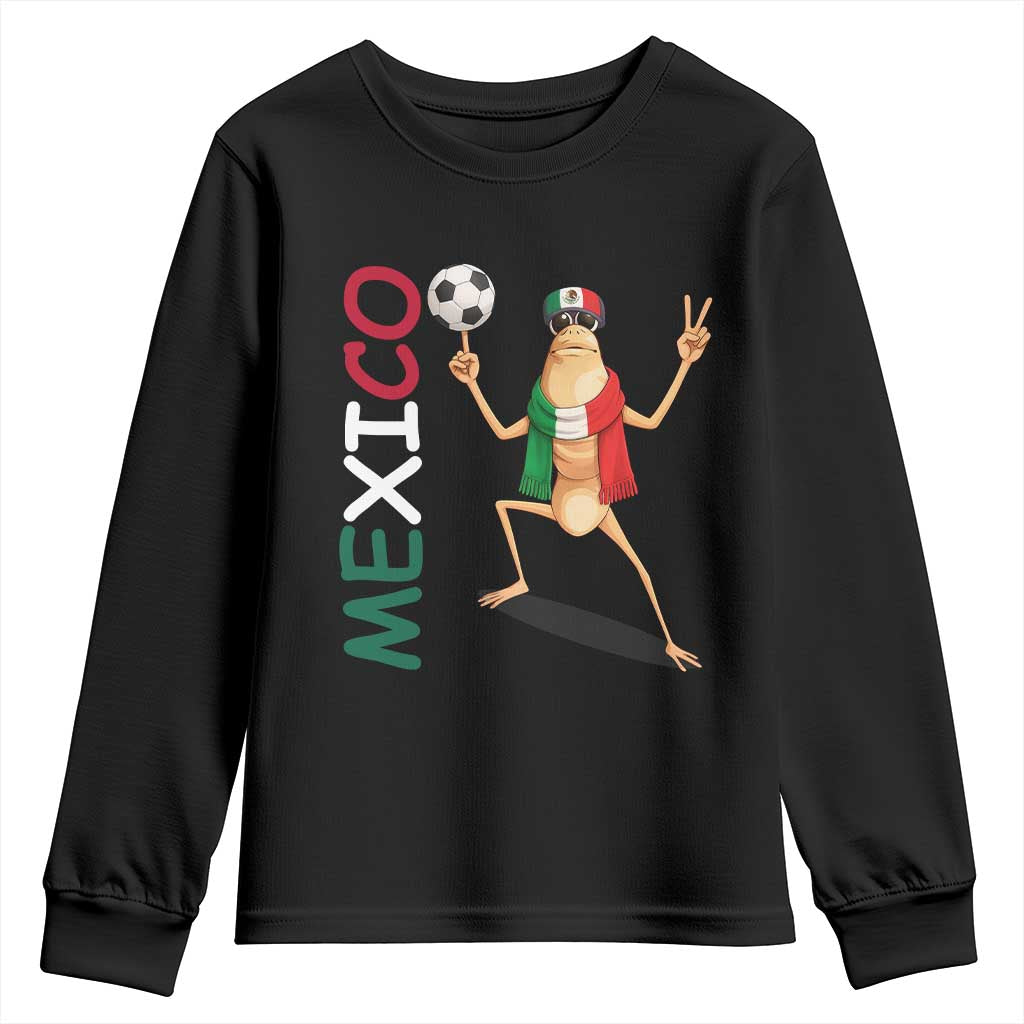 Viva Mexico Marcus The Worm Soccer Youth Sweatshirt Mexican Pride Football Fan