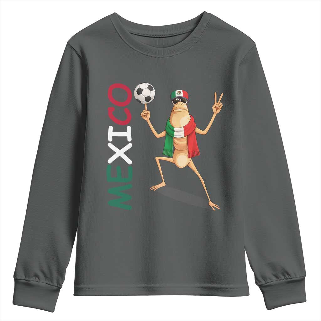 Viva Mexico Marcus The Worm Soccer Youth Sweatshirt Mexican Pride Football Fan