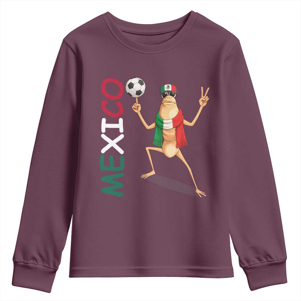 Viva Mexico Marcus The Worm Soccer Youth Sweatshirt Mexican Pride Football Fan