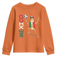 Viva Mexico Marcus The Worm Soccer Youth Sweatshirt Mexican Pride Football Fan