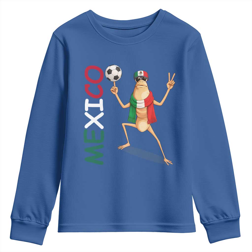 Viva Mexico Marcus The Worm Soccer Youth Sweatshirt Mexican Pride Football Fan