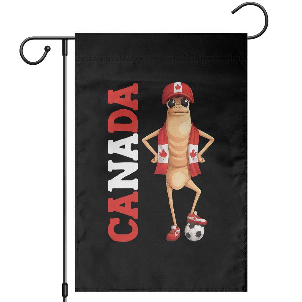 Canada Soccer Fan Marcus The Worm Garden Flag Country Football Gift