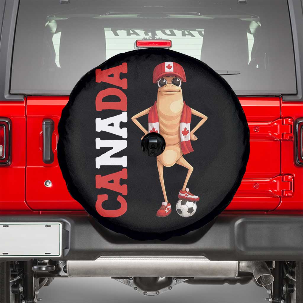 Canada Soccer Fan Marcus The Worm Spare Tire Cover Country Football Gift