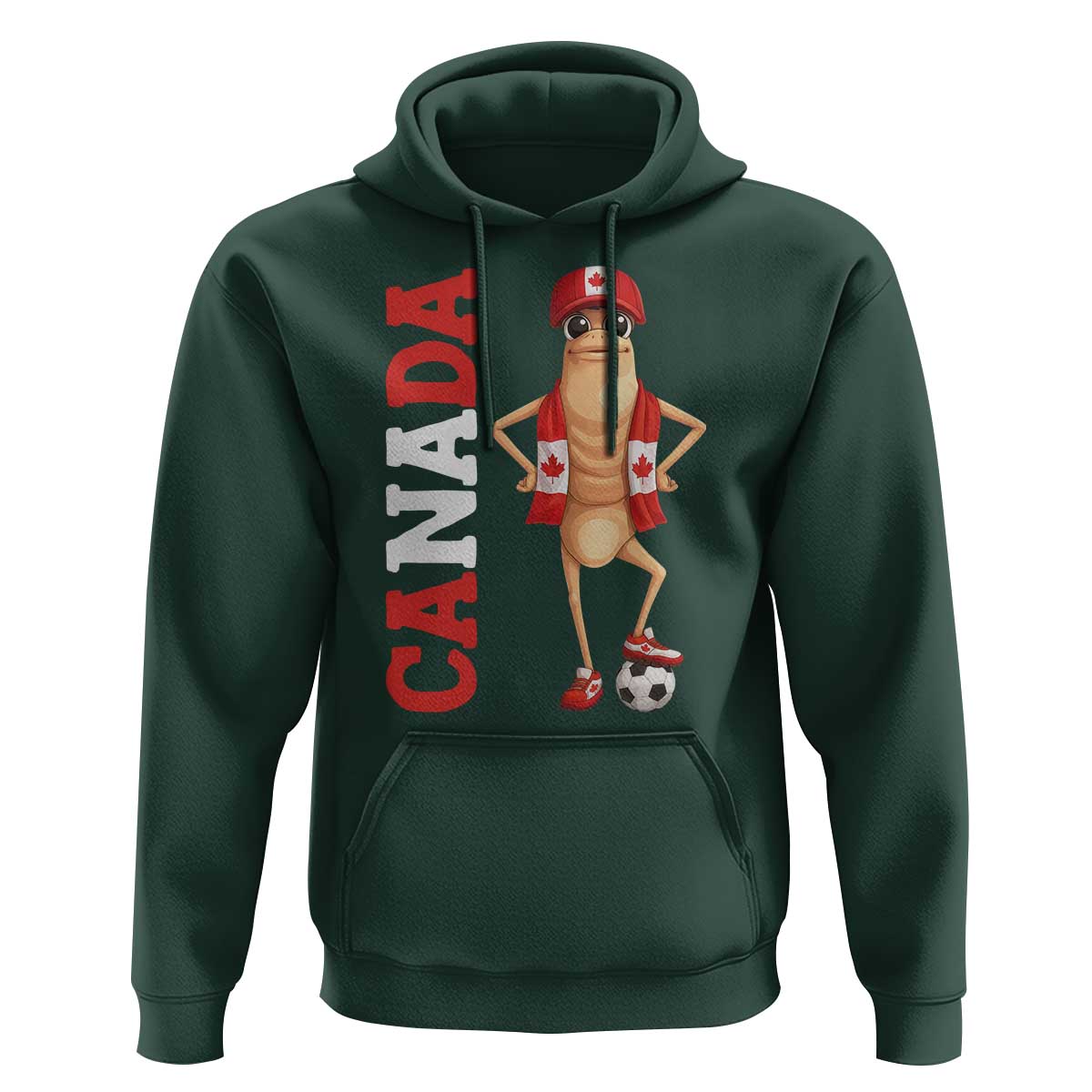 Canada Soccer Fan Marcus The Worm Hoodie Country Football Gift