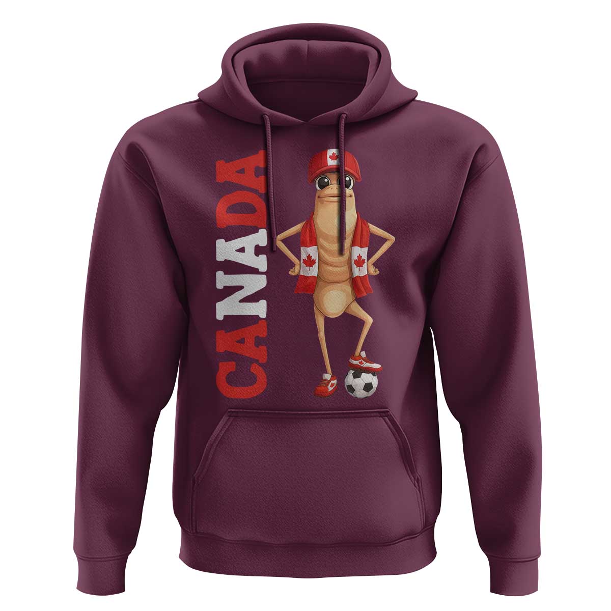 Canada Soccer Fan Marcus The Worm Hoodie Country Football Gift