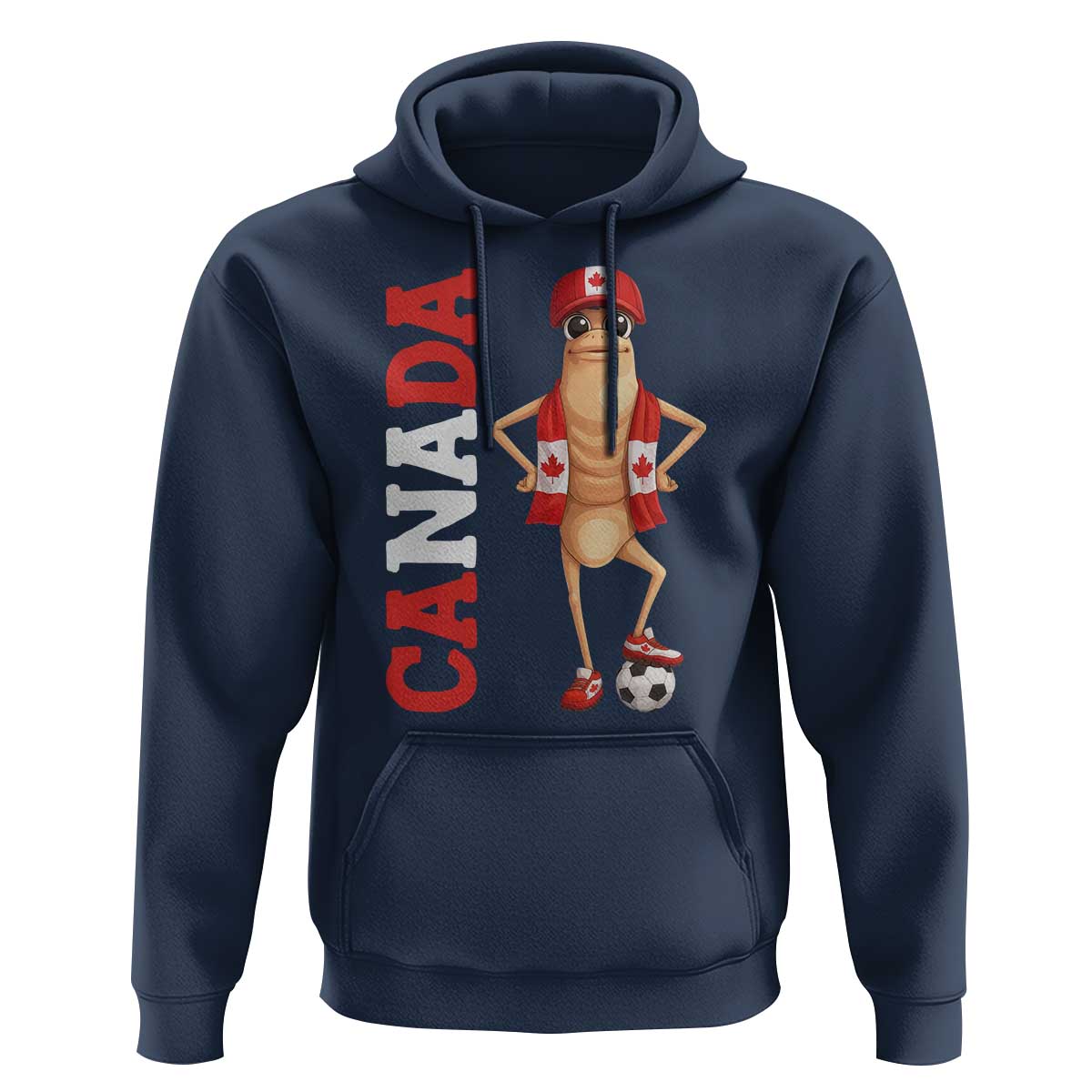 Canada Soccer Fan Marcus The Worm Hoodie Country Football Gift